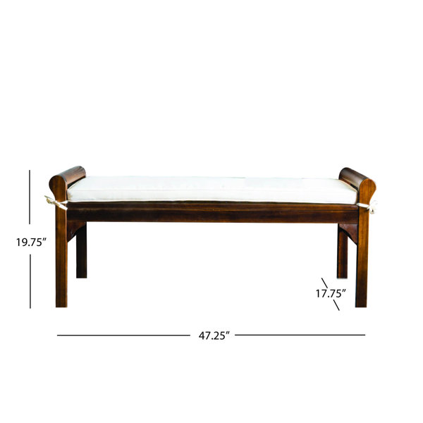 Bella vista store upholstered bench